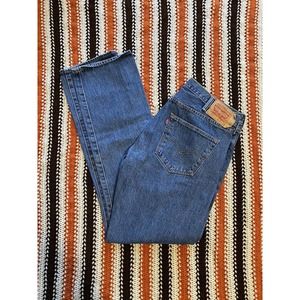 Levis 501 Jeans Men’s Size 36W x 34L Blue Denim Button Fly Red Tab